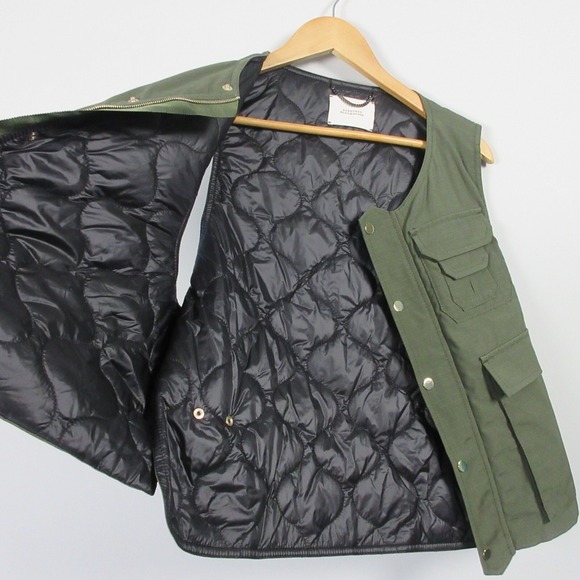 Dorothee Schumacher Army Vest Women 2 Green 100% Cotton Tactical Designer 344 - Picture 5 of 13